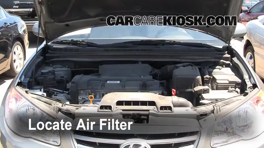 2010 Hyundai Elantra GLS 2.0L 4 Cyl. Air Filter (Engine) Replace